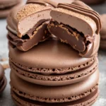 Chocolate Macarons2