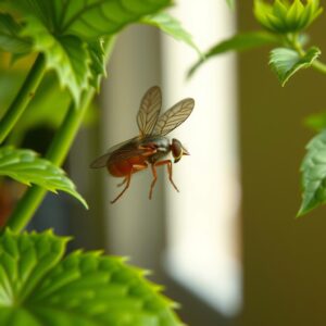 Are fleas in indoor plants a concern?