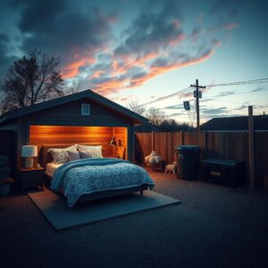 Can a bedroom be next to a garage?
