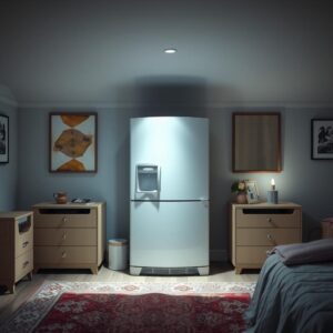 Can a fridge be kept in bedroom?