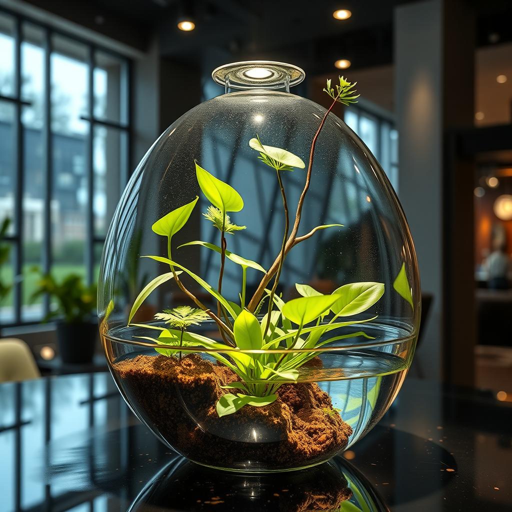 Indoor Plants Grow in Water for Stunning Displays