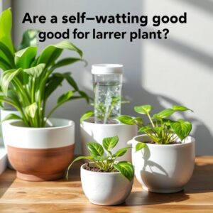 Are self-watering pots good for indoor plants?