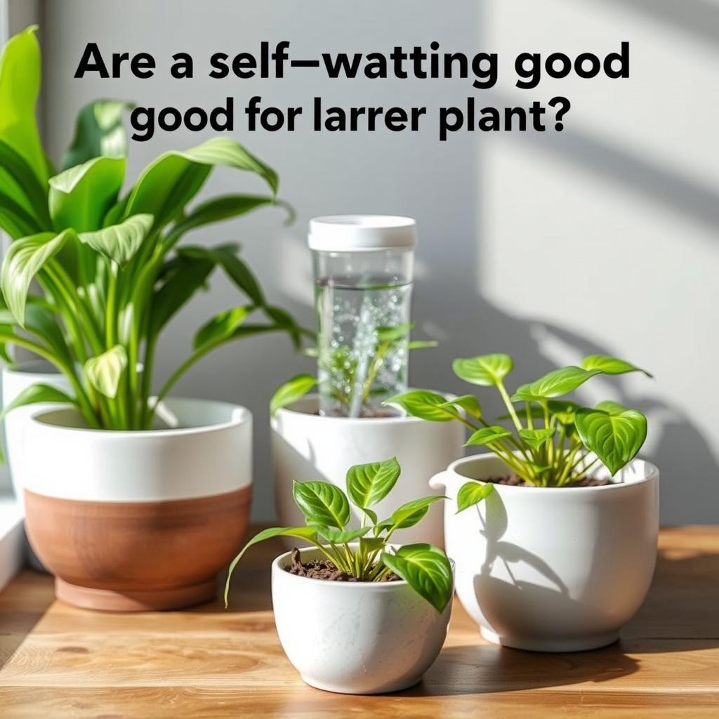 Are self-watering pots good for indoor plants?