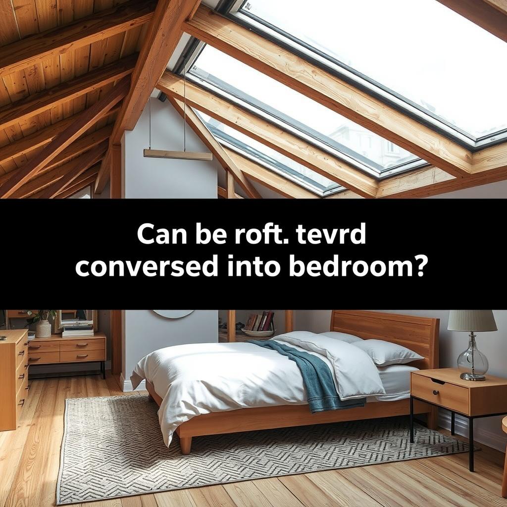 Can a loft be converted into a bedroom?