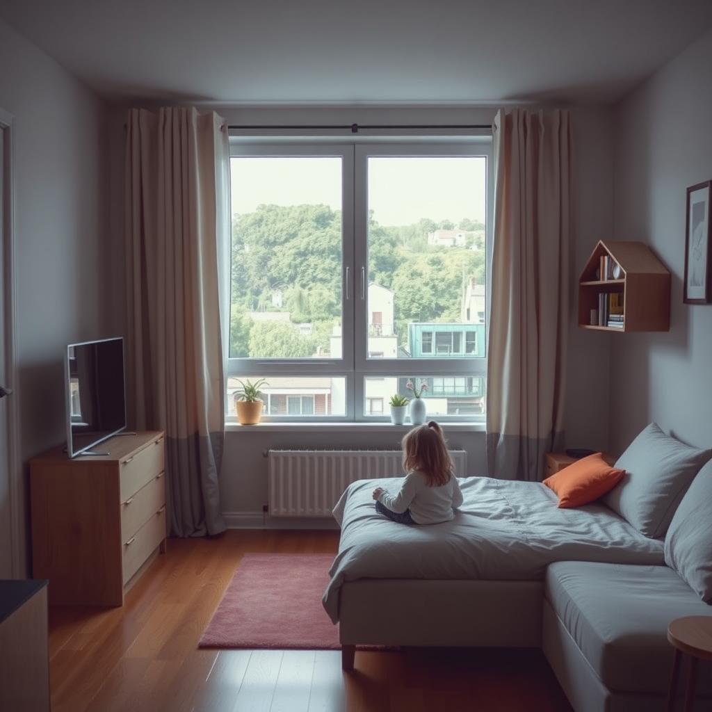 Can a one-bedroom apartment be rented with a child?