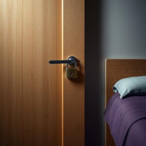 Can a tenant put a lock on a bedroom door?