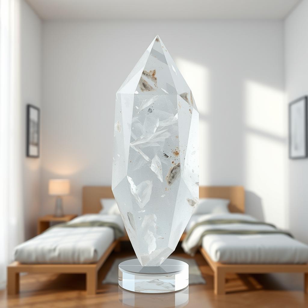 Can clear quartz be kept in bedroom?