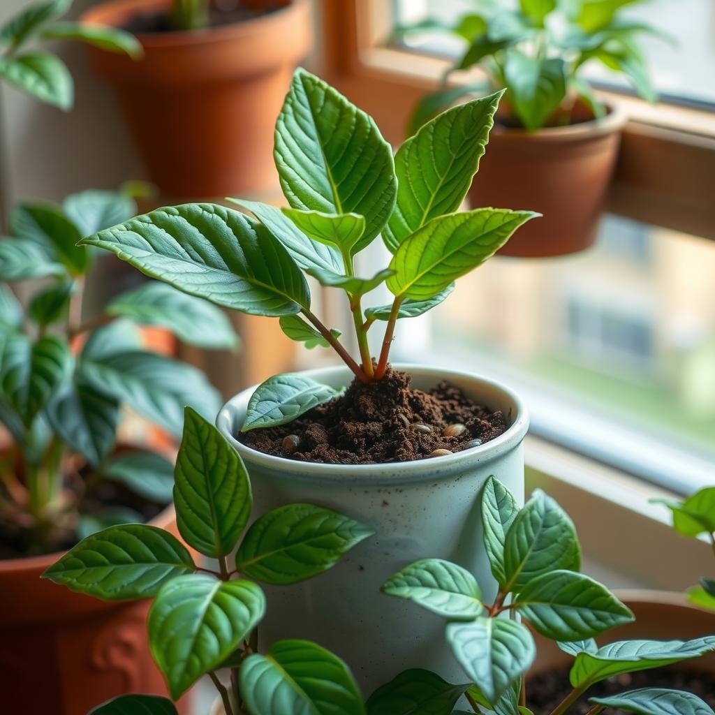 Can coffee grounds be used for indoor plants?